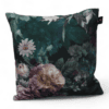 Handcrafted Cushion - Dark Botanical Floral Pattern