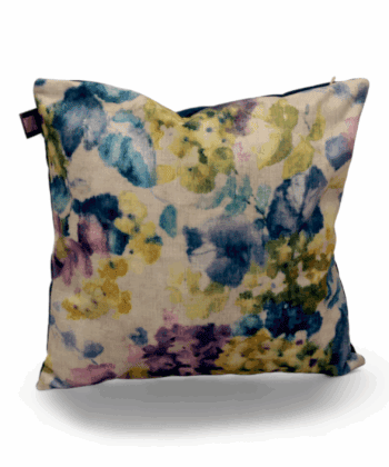 Handcrafted Cushion - Floral Pattern with Pastel Blooms