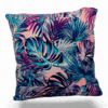 Tropical Leaf Print Handmade Cushion – Vibrant Botanical Accent