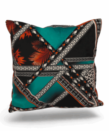 Handmade 40x40 cm Floral Cushion
