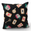 Handmade 40x40 cm Flower Cushion – Floral Elegance