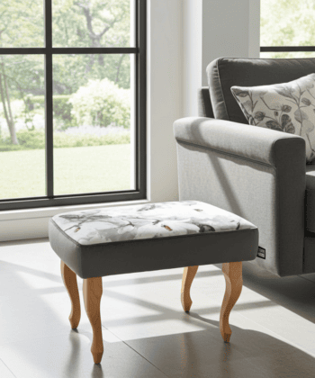 Footstool 60x40cm Flowers2