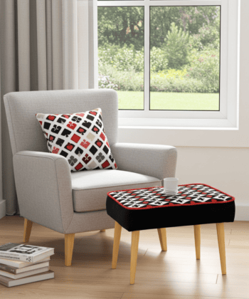 Footstool 60x40cm PlayCards