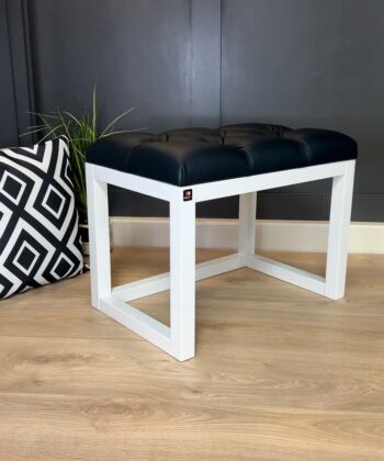 Wooden-Framed Velvet Bench Premium Irish Craftsmanship