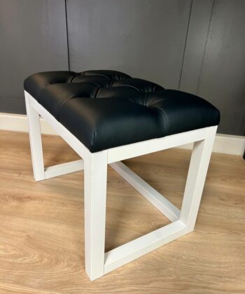 Wooden-Framed Velvet Bench Premium Irish Craftsmanship