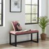 Blush Velvet Bench: Chic Comfort for Modern Irish Homes