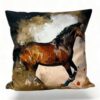 Handcrafted Cushion – Majestic Horse in Motion Design