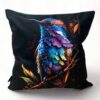 Handcrafted Decorative Cushion – Exotic Hummingbird Design