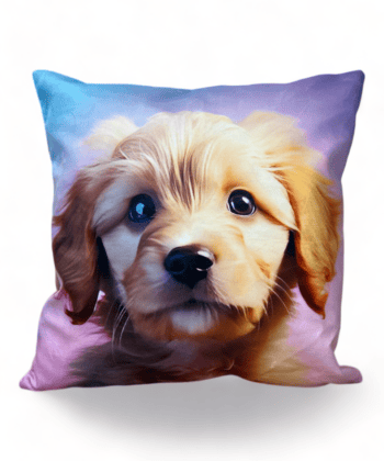 Handcrafted Golden Retriever Puppy Cushion