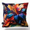 Luxury Handmade Cushion – Artisan Floral Pillow with Zipper
