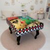 Alice in Wonderland Velvet Footstool Art for Creative Interiors