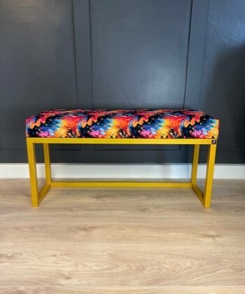 Metal Framed Benches 100x30cm Long UrbanChic