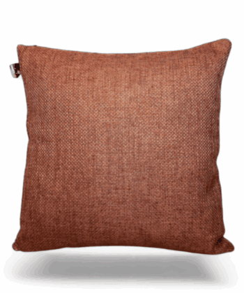 Handcrafted Brick Brown Luis Cushion Scandinavian-Style Comfort