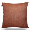 Handcrafted Brick Brown Luis Cushion Scandinavian-Style Comfort
