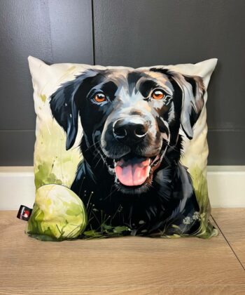 Handcrafted Chihuahua Cushion – Artistic Floral Pet Lover's Pillow