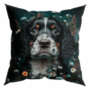 Handcrafted Spaniel Cushion  Artistic Dog Lover’s Accent