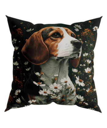 Handcrafted Beagle Cushion 45x45 cm