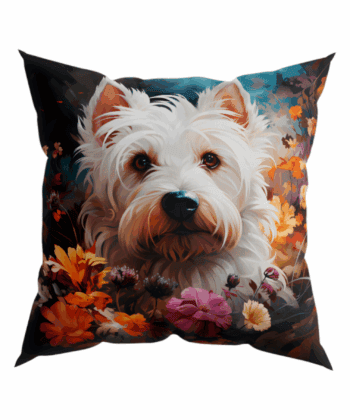Handcrafted West Highland White Terrier Cushion