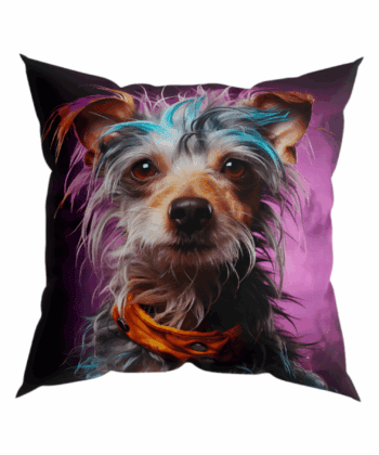 Handcrafted Yorkshire Terrier Cushion Dog Lover’s Accent