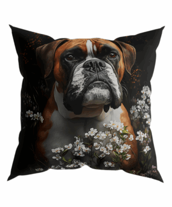 Handcrafted Boxer Dog Cushion Bold Canine