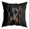 Handcrafted Doberman Cushion  Bold Elegance for Dog Lovers