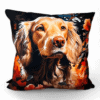 Handcrafted Golden Retriever Cushion 45x45 cm