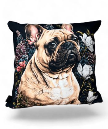 Handcrafted French Bulldog Cushion 45x45 cm