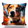 Handcrafted Jack Russell Terrier Cushion 45x45 cm