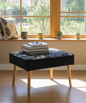 Handcrafted Velvet Footstool – Orvito Collection