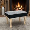 Velvet Footstool 60x40cm – Custom Comfort and Timeless Style