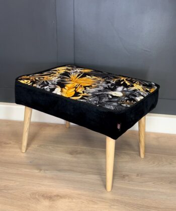 Handcrafted Velvet Footstool – Orvito Collection