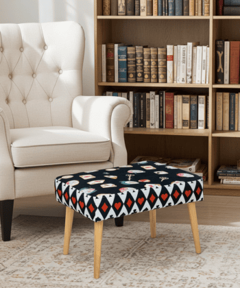 Handcrafted Velvet Footstool – Orvito Collection