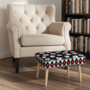 Handcrafted Velvet Footstool – Orvito Collection