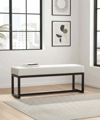Metal Framed Bench Long UrbanChic – Handmade
