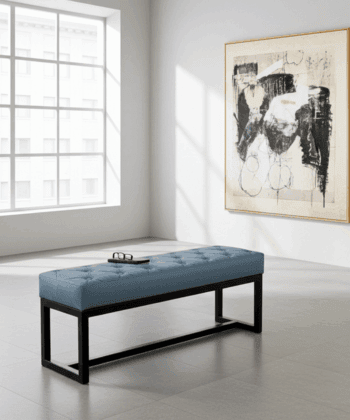 Metal Framed Benches 100x30cm Long UrbanChic
