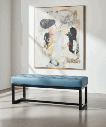 Metal Framed Benches 100x30cm Long UrbanChic