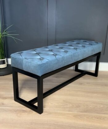Metal Framed Benches 100x30cm Long UrbanChic