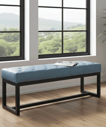 Metal Framed Benches 100x30cm Long UrbanChic