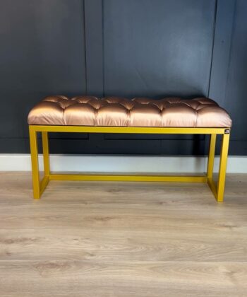 Metal Framed Benches 100x30cm Long UrbanChic