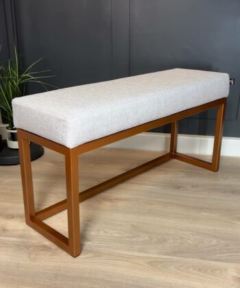 Metal Framed Benches 100x30cm Long UrbanChic