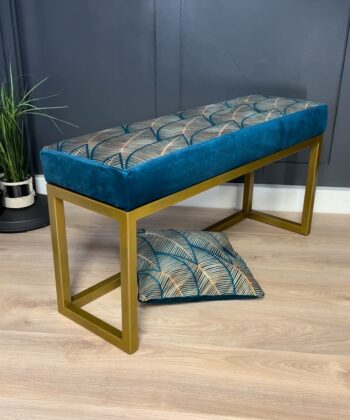 Metal Framed Benches 100x30cm Long UrbanChic