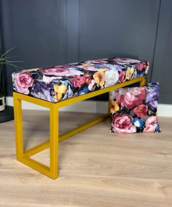 Metal Framed Benches 100x30cm Long UrbanChic