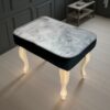 Velvet Footstool 60x40cm – Custom Comfort and Timeless Style