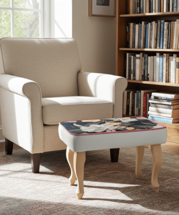 Velvet Footstool – Customisable Luxury for Modern Interiors