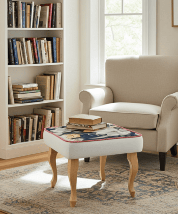 Velvet Footstool – Customisable Luxury for Modern Interiors