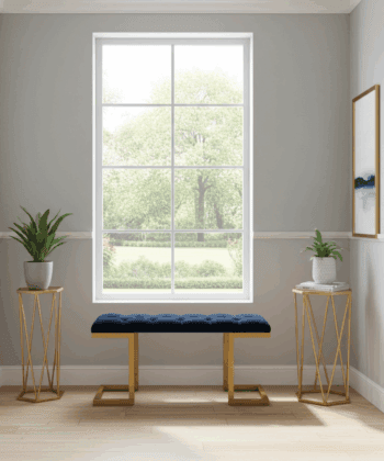 Black Velour Upholstered Bench 100x40cm – Gold Metal Frame