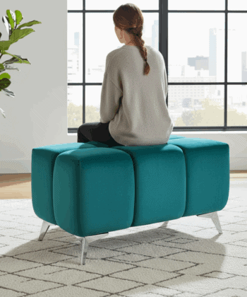 Bubble Pouffe & Ottoman Bench (3 Modular Sizes & Custom Options)