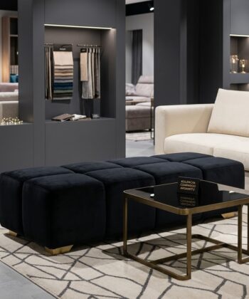 Bubble Pouffe & Ottoman Bench (3 Modular Sizes & Custom Options)