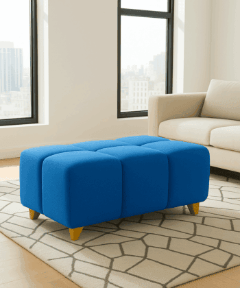 Bubble Pouffe & Ottoman Bench (3 Modular Sizes & Custom Options)
