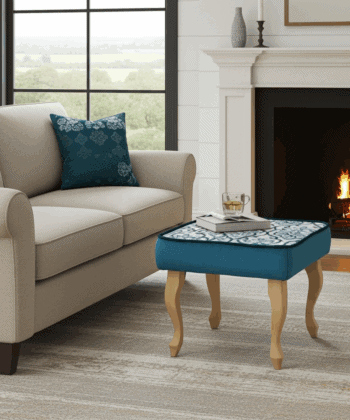 Elegant Accent Footstool for Sophisticated Interiors